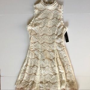 Trixxi white lace dress